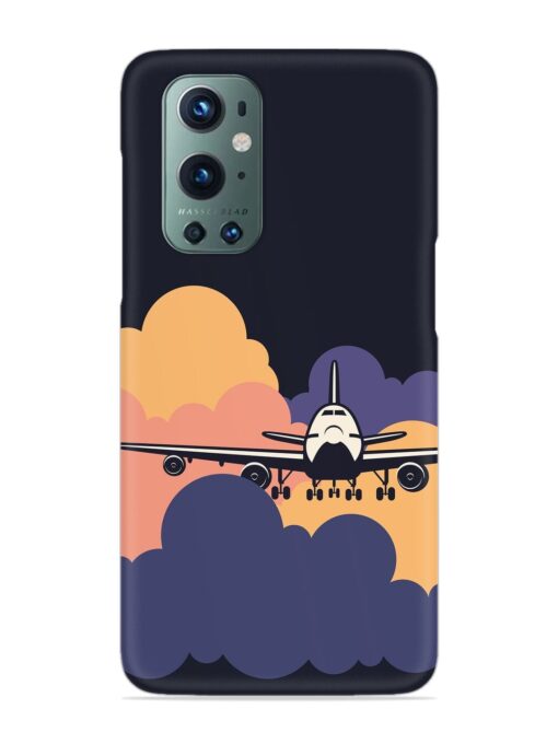 Aeroplane vector Snap Case for Oneplus 9 Pro (5G) Zapvi