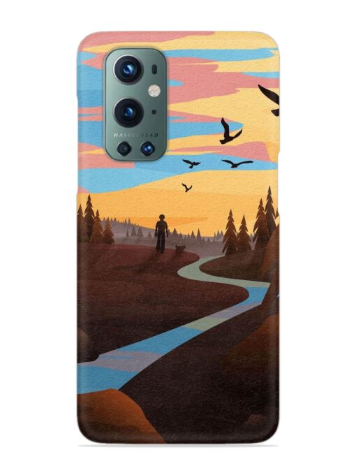 Natural Landscape Art Snap Case for Oneplus 9 Pro (5G) Zapvi