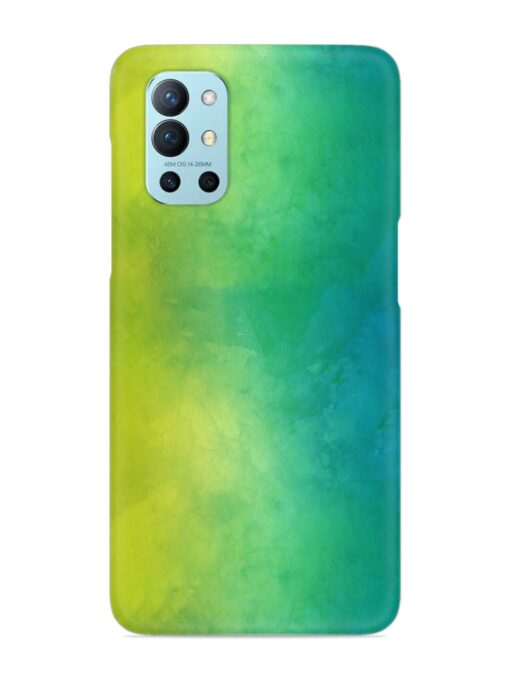 Yellow Green Gradient Snap Case for Oneplus 9R (5G) Zapvi