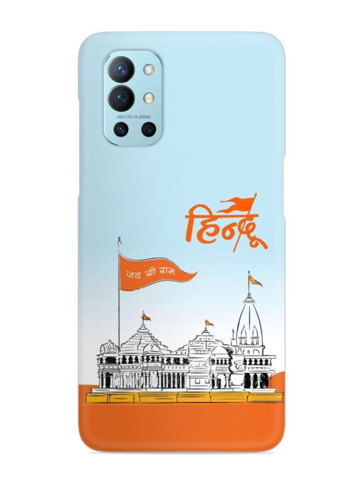 Ram Mandir Hindu Snap Case for Oneplus 9R (5G) Zapvi