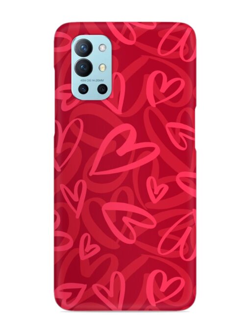 Seamless Romantic Pattern Snap Case for Oneplus 9R (5G) Zapvi