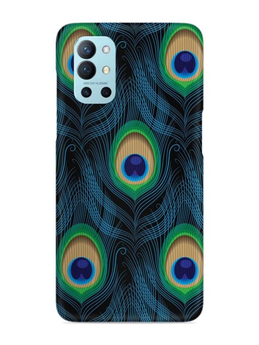 Seamless Pattern Peacock Snap Case for Oneplus 9R (5G) Zapvi