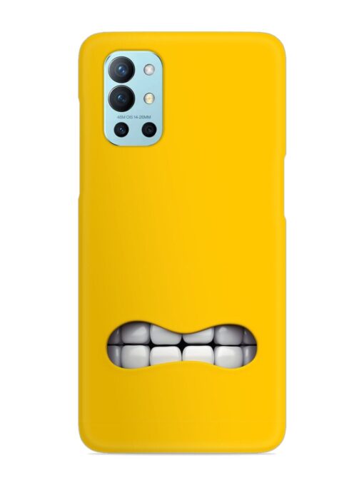 Mouth Character On Snap Case for Oneplus 9R (5G) Zapvi