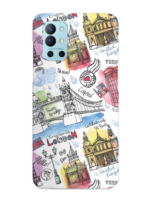 Vector London Landmark Snap Case for Oneplus 9R (5G) Zapvi