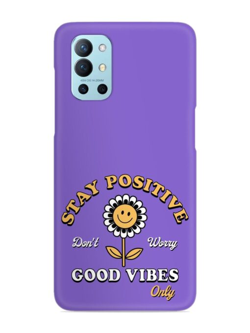 Retro Positive Flower Snap Case for Oneplus 9R (5G) Zapvi