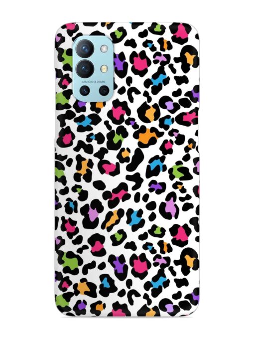 Seamless Leopard Pattern Snap Case for Oneplus 9R (5G) Zapvi