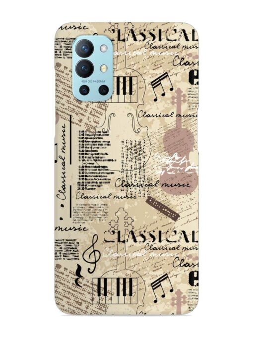 Classical Music Lpattern Snap Case for Oneplus 9R (5G) Zapvi