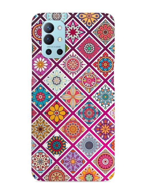 Seamless Tile Pattern Snap Case for Oneplus 9R (5G) Zapvi