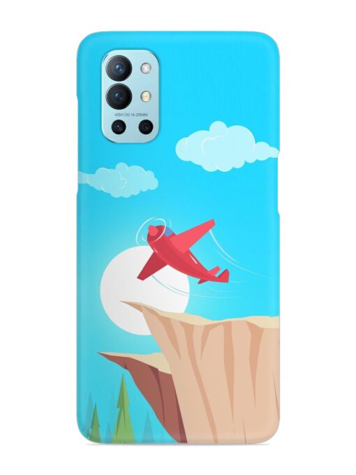 Small Planes In Flight Snap Case for Oneplus 9R (5G) Zapvi