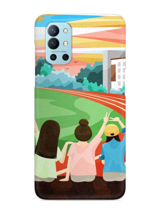 School Playground Snap Case for Oneplus 9R (5G) Zapvi