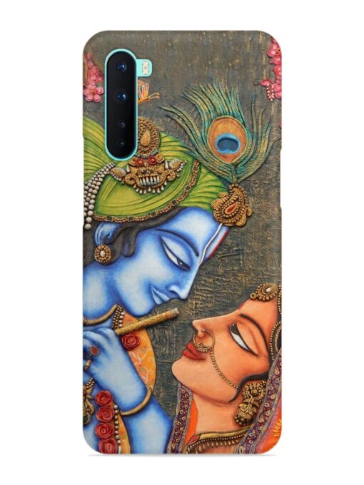 Lord Radha Krishna Flute Art Snap Case for Oneplus Nord Zapvi