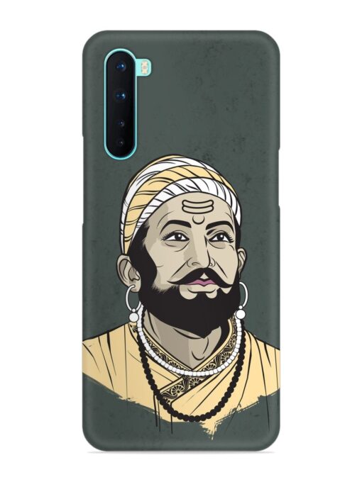 Shivaji Maharaj Vector Art Snap Case for Oneplus Nord Zapvi