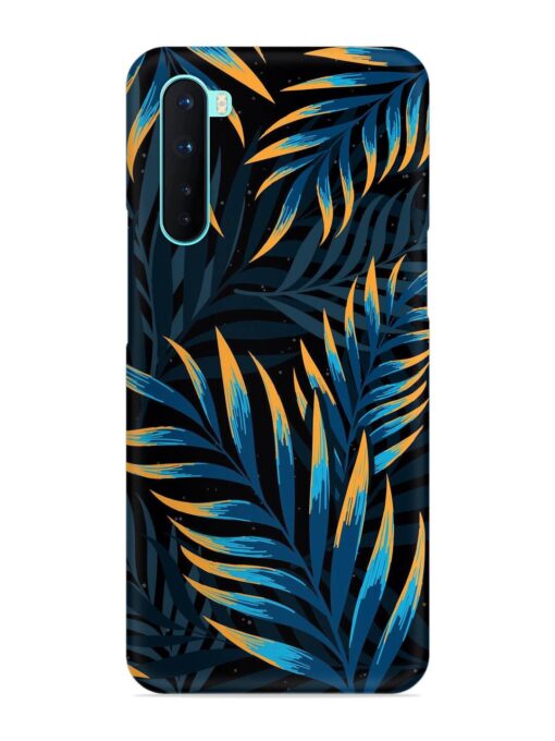 Abstract Leaf Art Snap Case for Oneplus Nord Zapvi