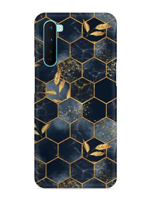 Marble Hexagon Seamless Snap Case for Oneplus Nord Zapvi