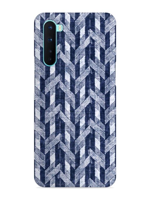 Abstract Herringbone Motif Snap Case for Oneplus Nord Zapvi