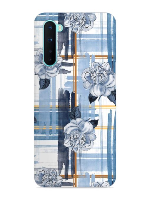 Watercolor Pattern Rose Snap Case for Oneplus Nord Zapvi