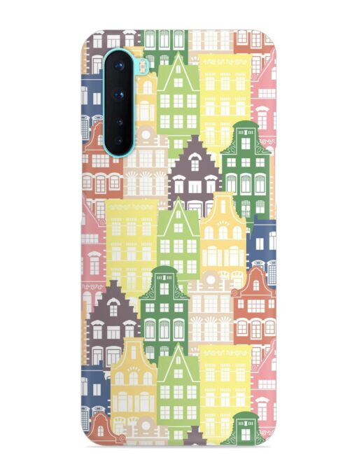 Seamless Shapes Pattern Snap Case for Oneplus Nord Zapvi