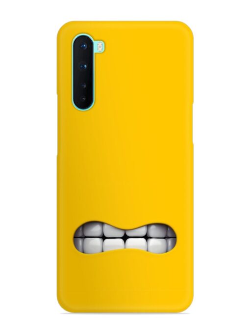 Mouth Character On Snap Case for Oneplus Nord Zapvi