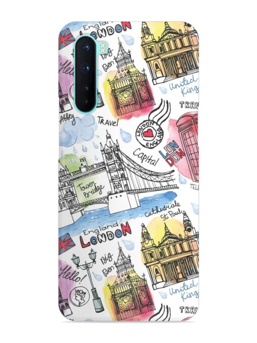 Vector London Landmark Snap Case for Oneplus Nord Zapvi