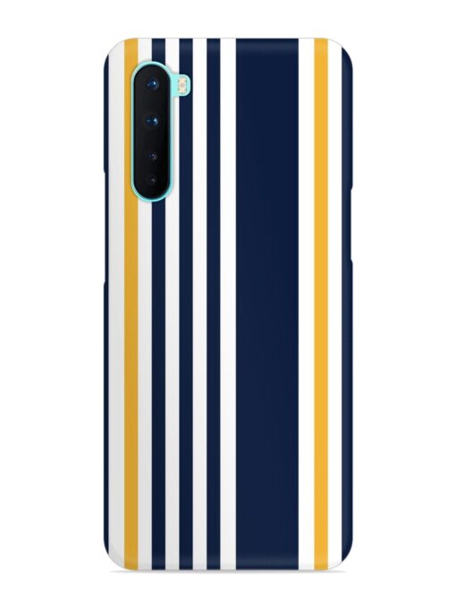 Seamless Stripe Pattern Snap Case for Oneplus Nord Zapvi