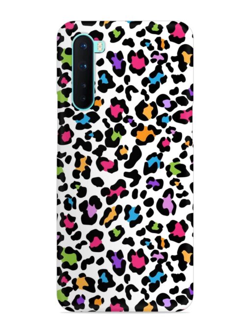 Seamless Leopard Pattern Snap Case for Oneplus Nord Zapvi