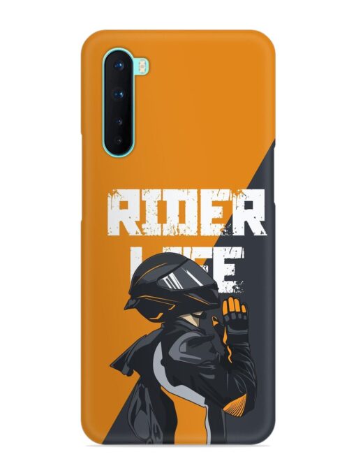 Rider Life Snap Case for Oneplus Nord Zapvi