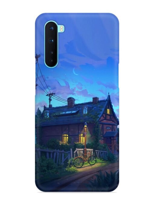 Beautiful Village House Snap Case for Oneplus Nord Zapvi