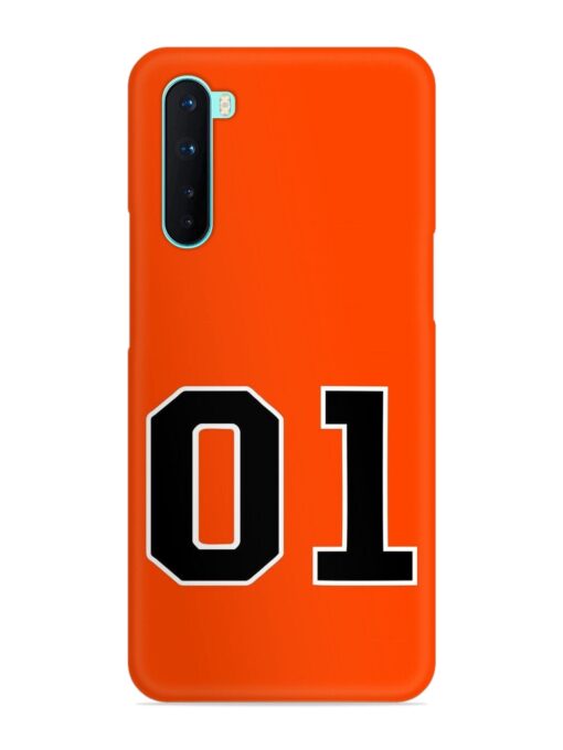 01 Number Snap Case for Oneplus Nord Zapvi