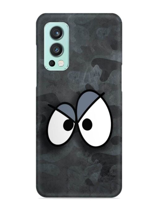 Big Eyes Night Mode Snap Case for Oneplus Nord 2 (5G) Zapvi