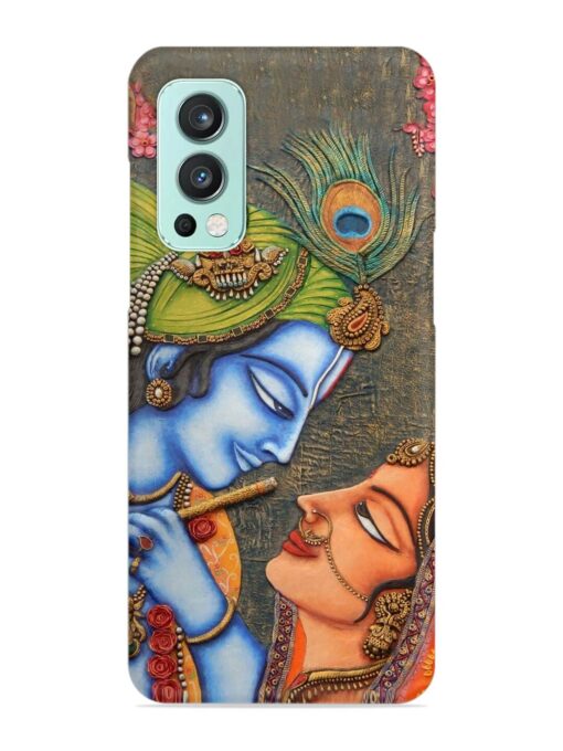 Lord Radha Krishna Flute Art Snap Case for Oneplus Nord 2 (5G) Zapvi