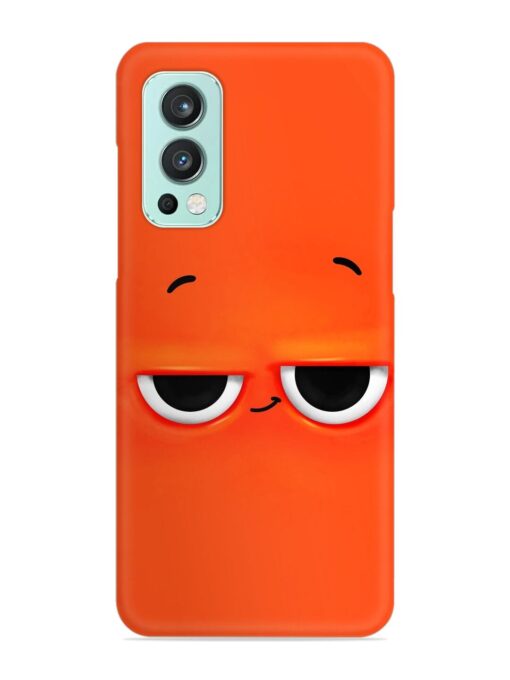 Smiley Face Snap Case for Oneplus Nord 2 (5G) Zapvi