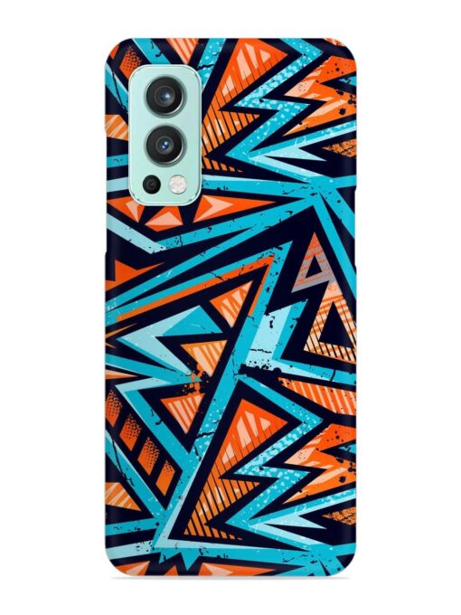 Abstract Seamless Grunge Snap Case for Oneplus Nord 2 (5G) Zapvi