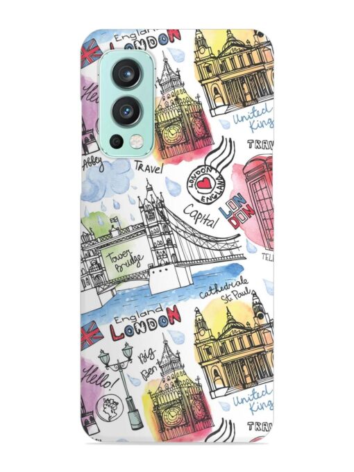 Vector London Landmark Snap Case for Oneplus Nord 2 (5G) Zapvi