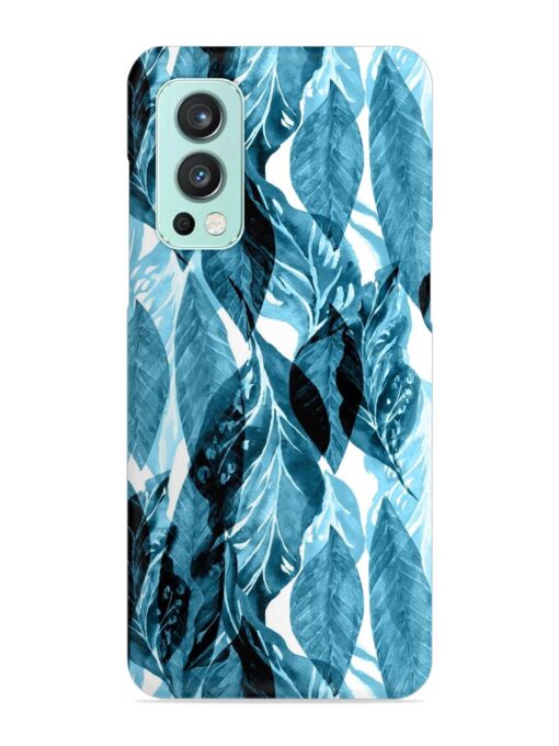 Leaves Pattern Jungle Snap Case for Oneplus Nord 2 (5G) Zapvi