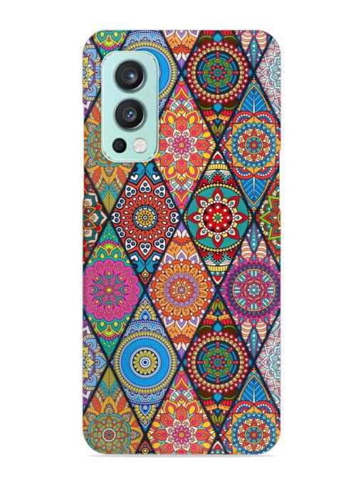 Seamless Tile Pattern Snap Case for Oneplus Nord 2 (5G) Zapvi