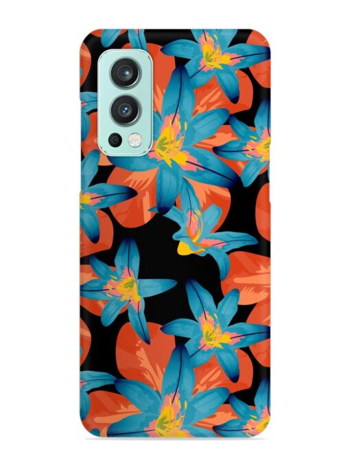 Philippine Flowers Seamless Snap Case for Oneplus Nord 2 (5G) Zapvi