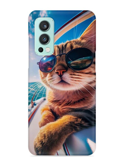 Cat In Style Snap Case for Oneplus Nord 2 (5G) Zapvi