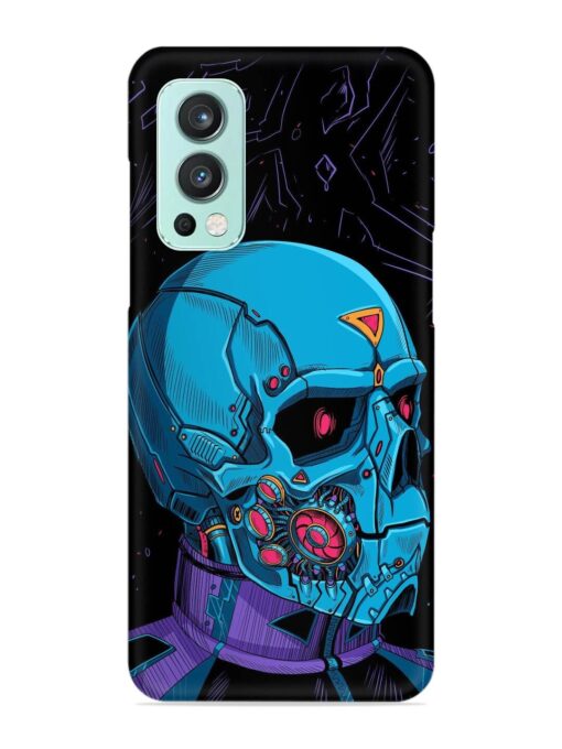 Skull Robo Vector Snap Case for Oneplus Nord 2 (5G) Zapvi