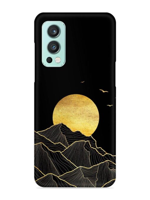 Golden Sunrise Snap Case for Oneplus Nord 2 (5G) Zapvi