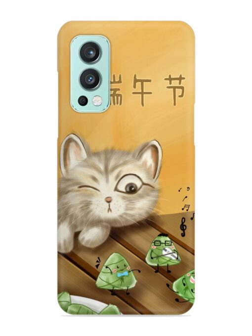 Cat Scorpion Dancing Snap Case for Oneplus Nord 2 (5G) Zapvi