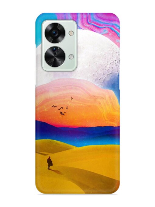 Sandy Desert Snap Case for Oneplus Nord 2T (5G) Zapvi