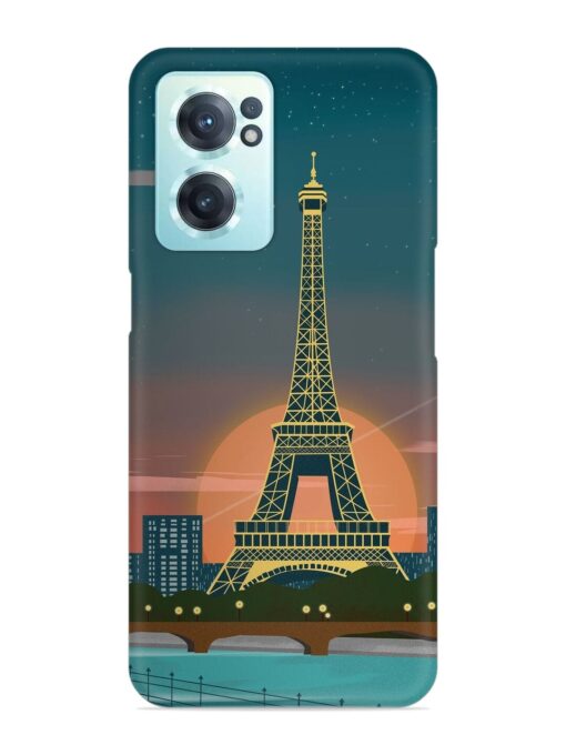 Scenery Architecture France Paris Snap Case for Oneplus Nord Ce 2 (5G) Zapvi