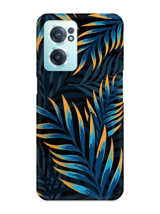 Abstract Leaf Art Snap Case for Oneplus Nord Ce 2 (5G) Zapvi