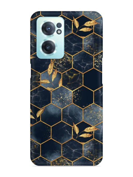 Marble Hexagon Seamless Snap Case for Oneplus Nord Ce 2 (5G) Zapvi