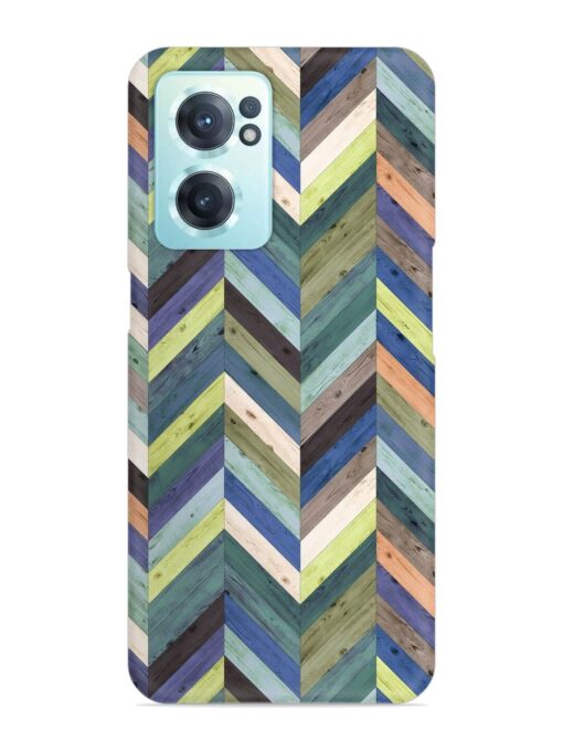 Chevron Random Color Snap Case for Oneplus Nord Ce 2 (5G) Zapvi