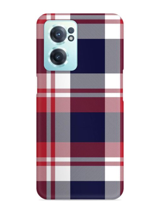 Classic Plaid Tartan Snap Case for Oneplus Nord Ce 2 (5G) Zapvi