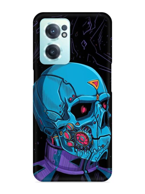 Skull Robo Vector Snap Case for Oneplus Nord Ce 2 (5G) Zapvi