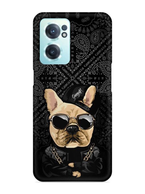 Gangsta Cool Sunglasses Dog Snap Case for Oneplus Nord Ce 2 (5G) Zapvi