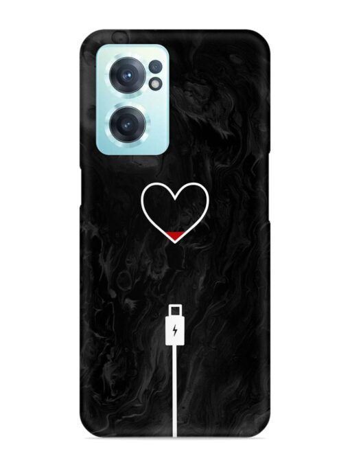 Heart Charging Vector Snap Case for Oneplus Nord Ce 2 (5G) Zapvi