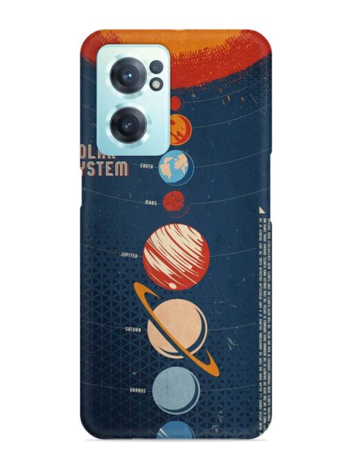 Solar System Vector Snap Case for Oneplus Nord Ce 2 (5G) Zapvi